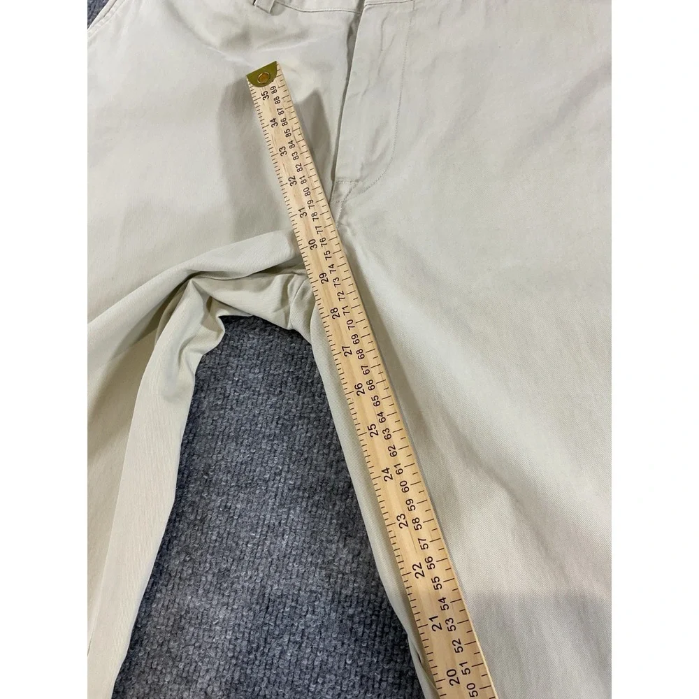 Polo Ralph Lauren Classic Fit Chino Pants Men's 38x30 Beige Khaki Flat Front Cas